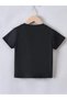 Paris Written Children's Cotton T-Shirt - Black Printed Girls' Boys' Summer Crew Neck T-Shirt - 2