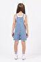 9-14 Years Cotton Front Pocket Denim Overalls - 2