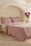 Tyra 100% Cotton Double Bedspread Powder - 2
