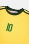 Brazil 10 Kids T-Shirt -Yellow - 2