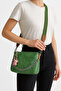 Green Washed Leather Crossbody Bag – Design That Combines Elegance and Comfort