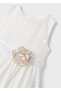 Mayoral Laced White Girl's Dress - 5