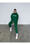 Ellore Australia Tracksuit Set Sweatshirt Jogger - Green Printed Oversize Hoodie - 4