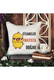 Legends Are Born in May Printed Birthday Gift Fiber Satin Decorative Pillow
