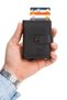 Men's Accordion Mechanism Card Holder and Wallet - Black - 5