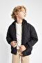 Boys' Bomber Coat Jacket Double Sided Removable Hood College Collar Zippered Pocket Seasons - 8