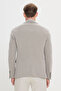 Altıny Yıldız 4A0424200014 Khaki Men's Slim Fit 6 Drop Mono Collar Pocket Detailed Jacket - 5