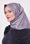 وشاح حريري من نسيج التويل المرقط المدخن - 3