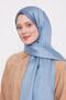 Turquoise Honeycomb Pattern Monogram Silk Shawl