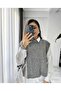 Side-Tied Hair Braided Knitwear Jumper