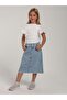 Girl's Cotton Sleeveless Blouse with Guipure Sleeves and Stones - 4