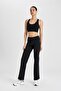 Fit Sportsman Jogger Sweatpants Wide Loose Leg Basic Plain Skuba Diving Fabric A0566Ax23Au - 5