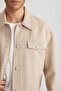 Relax Fit Jacket Polo Collar Cotton Lined Snap Fasteners Seasonal Lightweight A9800Ax23Au - 8
