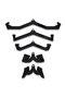 Commercial 5-Set Cable Machine Attachments for Gym Machines, Lat Pull Down Bar, V-Bar Attachments