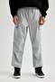 Parachute Pants Elastic Waist with Cargo Pockets A9041Ax23Au - 3