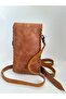 Real Leather/Suede Purple Phone Holder/Bag(17Cmx10Cmx4Cm) - 5