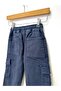 Children's Cargo Navy Blue Pants - 4