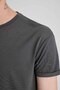 Long Muscle Fit Crew Neck Basic Solid Short Sleeve T-Shirt N2104Az23Au - 5