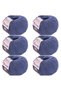 Jeans 6-Piece Hand Knitting Yarn Set, Soft Textured, Baby Friendly, Cardigan, Amigurumi
