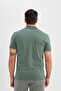 Modern Fit Short Sleeve Polo T-Shirt Z1928Az24Sp - 6
