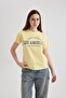 Regular Fit Crew Neck Printed Short Sleeve T-Shirt B6796Ax24Sm