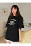 1961 T-Shirt - Black Printed Crew Neck Short Sleeve Loose - 3