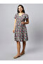 organic cotton maternity dress with drawstring - 6