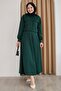 Buttoned Bolero Skirt Emerald Green Suit