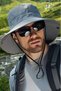 Unisex Uv Protection Wide Brim Foldable Safari Outdoor Boonie Hiking & Beach Hat - 8