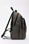 Khaki Green Shk88 Waterproof 4 Compartments and Pen Holder Gift Unisex School and Travel Backpack U:45 - 3