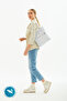 White U7 2 Compartments Large Volume Waterproof Fabric Women's Sports Daily Shoulder Bag B:35 E:35 - 5