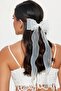 Alice Long Tulle Bow Buckle - 6