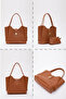 Taba Shk126 Faux Leather Lock Detailed Makeup Bag Hand, Arm and Shoulder Bag - 8