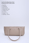 Mink Shk195 Faux Leather Single Compartment Baguette Model Zippered Hand, Arm and Shoulder Bag - 3