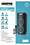 Rechargeable Professional Speaker 40000W PMPO| TWS Connection, BT/FM/USB/TF Card| GMS11168 - 2