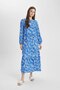 Crew Neck Patterned Long Sleeve Maxi Hijab Dress A2354Ax24Sp - 4