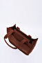 Tile Shk174 Canvas Fabric, Three Compartments, Zippered, Double Strap, Hand, Arm and Shoulder Bag - 6