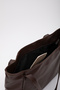 Brown Color Shk90 Faux Leather Hand, Arm and Shoulder Shopper Bag with Internal Compartment and Zipper - 7