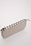 Cream Shk182 Faux Leather 3 Compartment Bead Detailed Zippered Chain Strap Hand, Arm and Shoulder Bag - 6