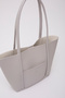 Gray Shk80 Faux Leather Large Size Arm and Shoulder Bag with Front Pocket and Snap Fastener Makeup Bag L:26 E:40 W:8 cm - 6