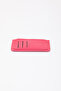 Fuchsia Shk101 Faux Leather Card Holder Wallet with 6 Card Holders and Coin Compartment with Zipper - 6