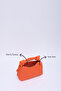 Orange Shk24 Original Soft Leather Knot Detailed Chain Strap Hand and Shoulder Bag - 5