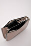 Mink Shk182 Faux Leather 3 Compartment Bead Detailed Zippered Chain Strap Hand, Arm and Shoulder Bag - 5