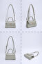 Mint Green Shk188 Faux Leather Single Compartment Lock Detailed Strap Hand, Arm and Shoulder Bag - 8