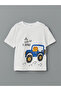 Crew Neck Printed Boy's T-Shirt