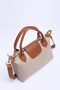 Mink-Tan Shk135 Faux Leather, Single Compartment, Double Strap Hand, Arm and Cross Shoulder Bag - 5