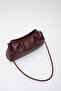 Claret Red Shk172 Faux Leather Zippered Single Compartment Strap Hand, Arm and Shoulder Bag - 3