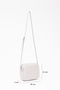 Gray U23 Faux Leather, Single Compartment, Zippered, Suede Inner Fabric, Adjustable Strap, Mini Urban Shoulder Bag - 2
