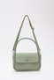 Mint Green Shk97 Faux Leather Front Pocket Detailed 2 Compartment Adjustable Strap Hand, Arm and Shoulder Bag U:17