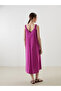 V-Neck Straps A-Line Dress - 4